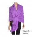 Cosy Lavander Purple Cashmere Shawls