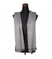 Natural Two Tone Dark and Light Grey Cashmere Shawls