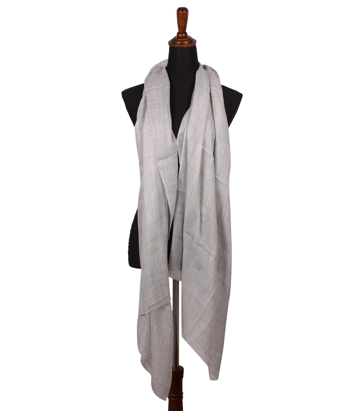 Light Grey Cashmere Wraps From Nepal| Online Cheap Pashima Shawls